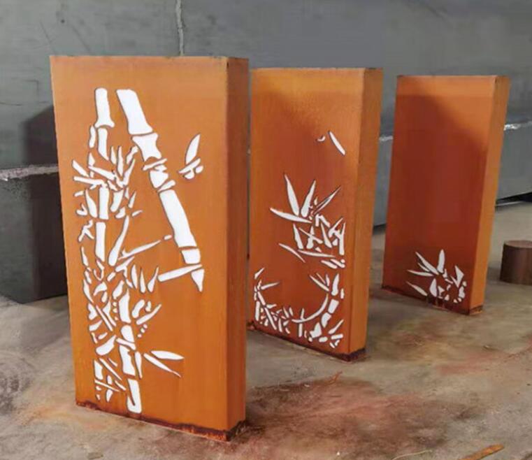 肃州锈钢板灯箱